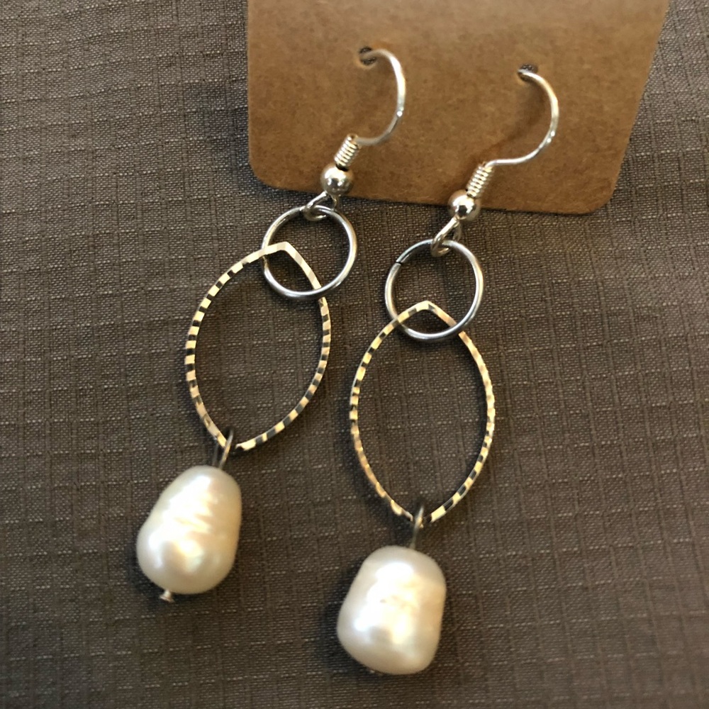 Repurposed and handmade earrings